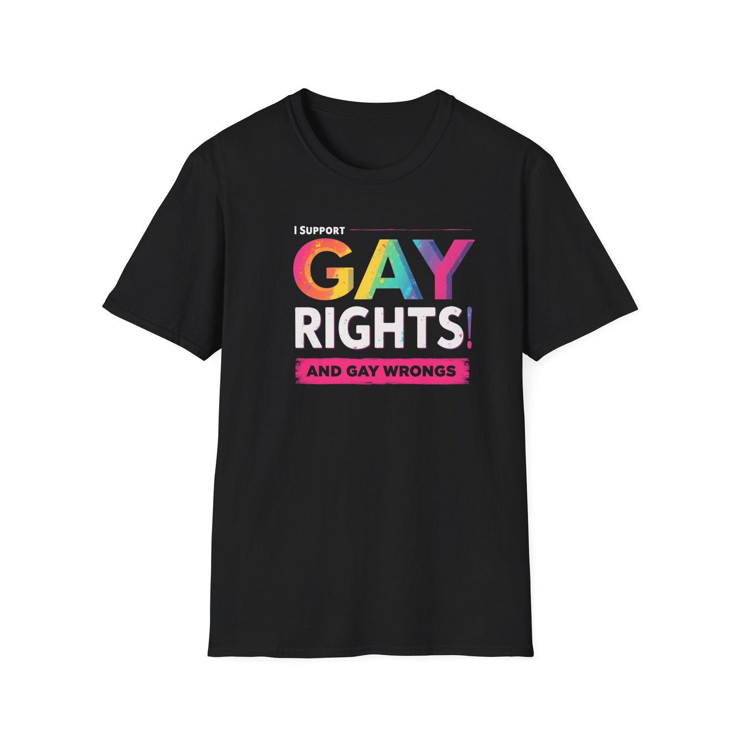 I support Gay Rights & Gay Wrongs"