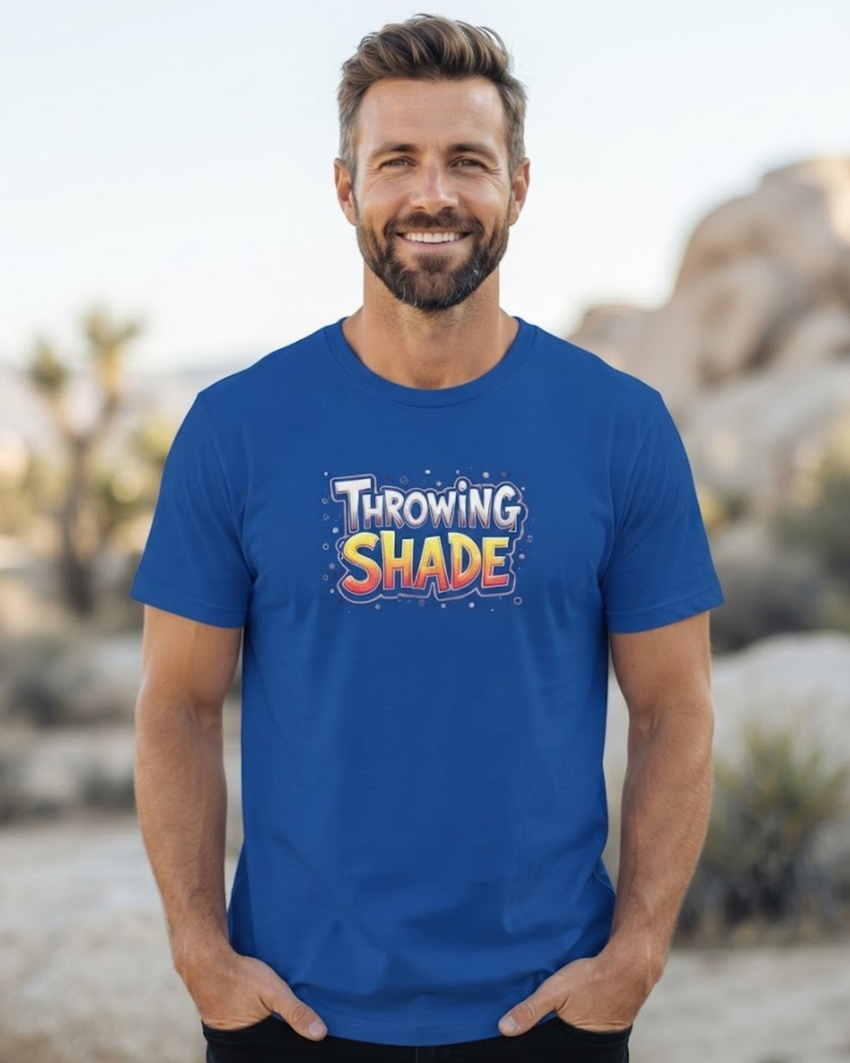 Throwing Shade — Graffiti Sunset Graphic Tee