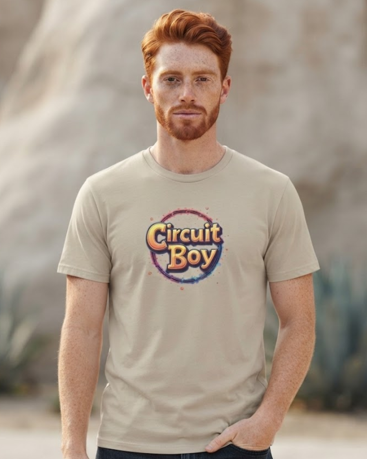 Circuit Boy Retro Logo T-Shirt