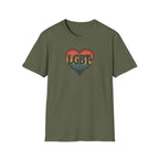 Retro Sunset Heart LGBT+ Tee