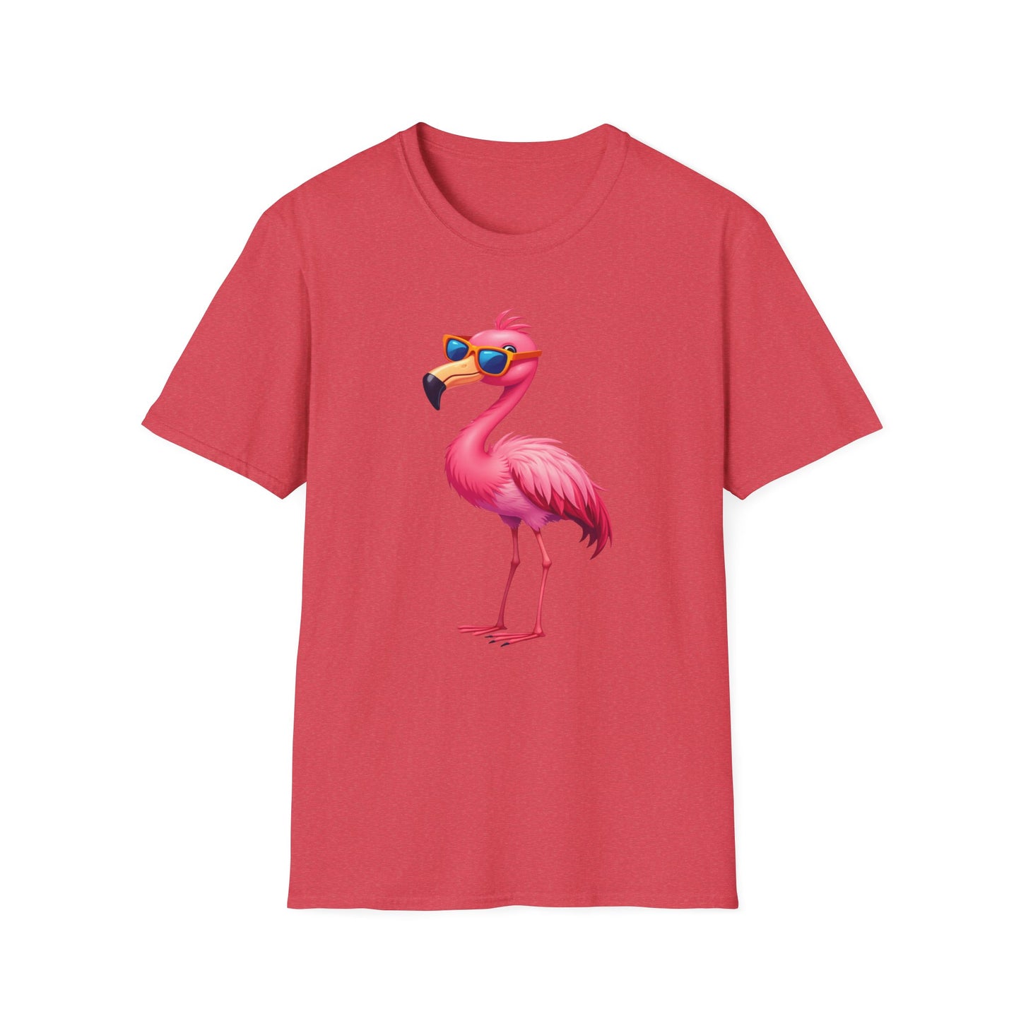 Flamingo with sunglasses