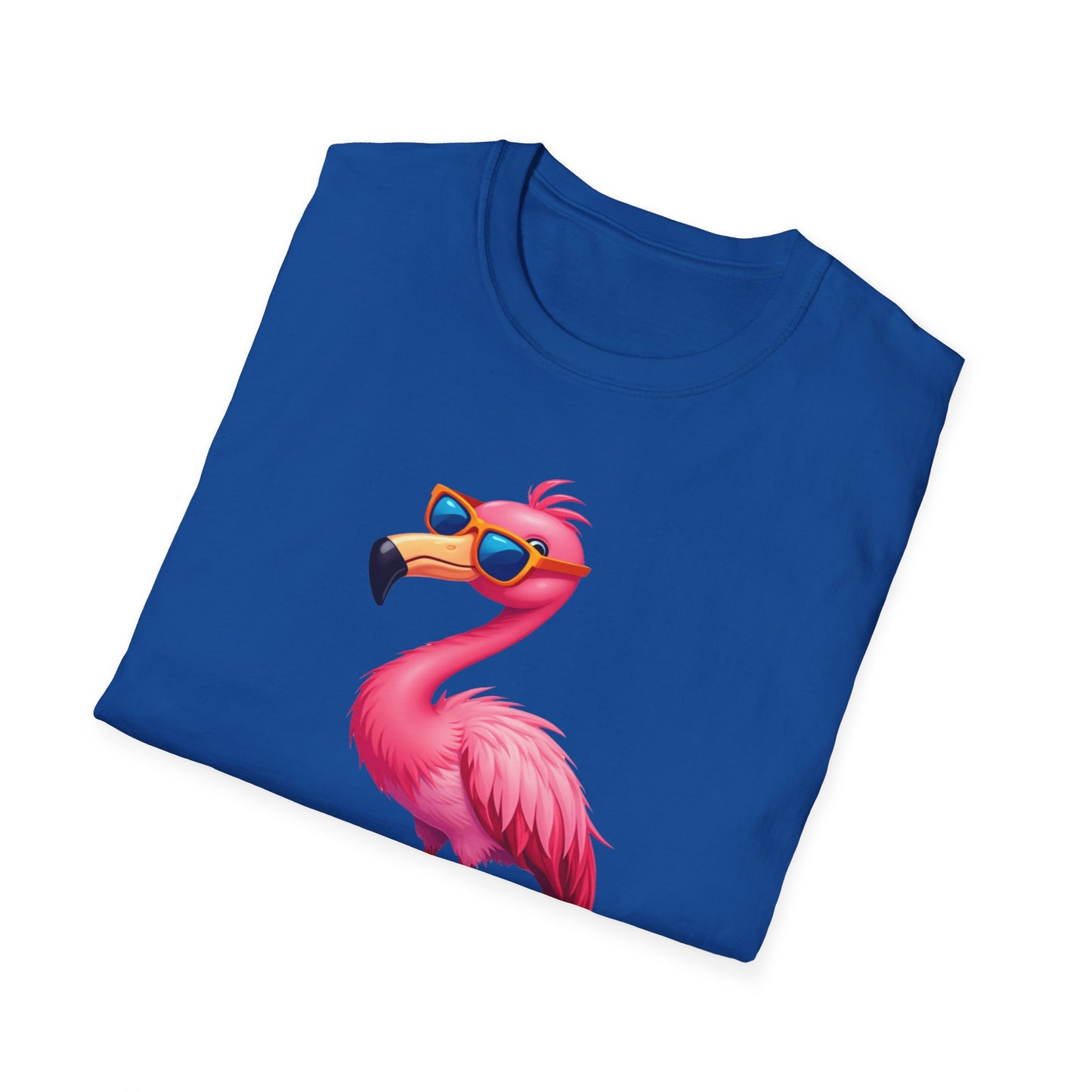 Flamingo with sunglasses