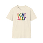 LGBT ALLY Faux Patchwork Tee