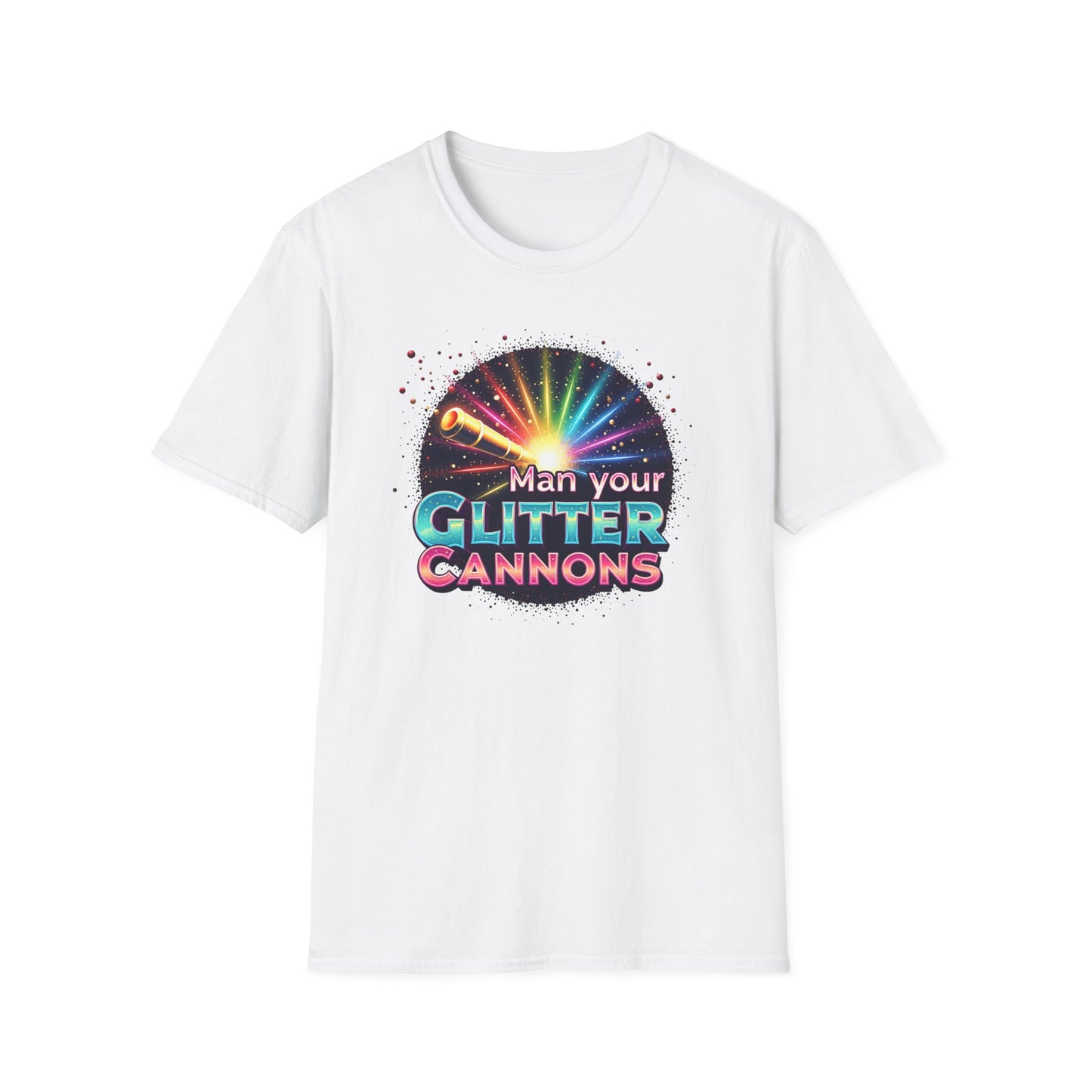 Man Your Glitter Cannon