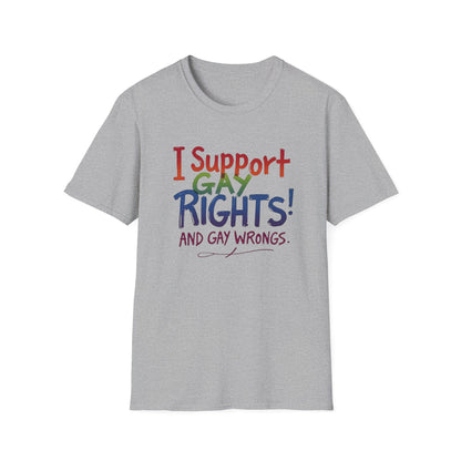 I support Gay Rights and Gay Wrongs