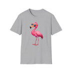 Flamingo with sunglasses