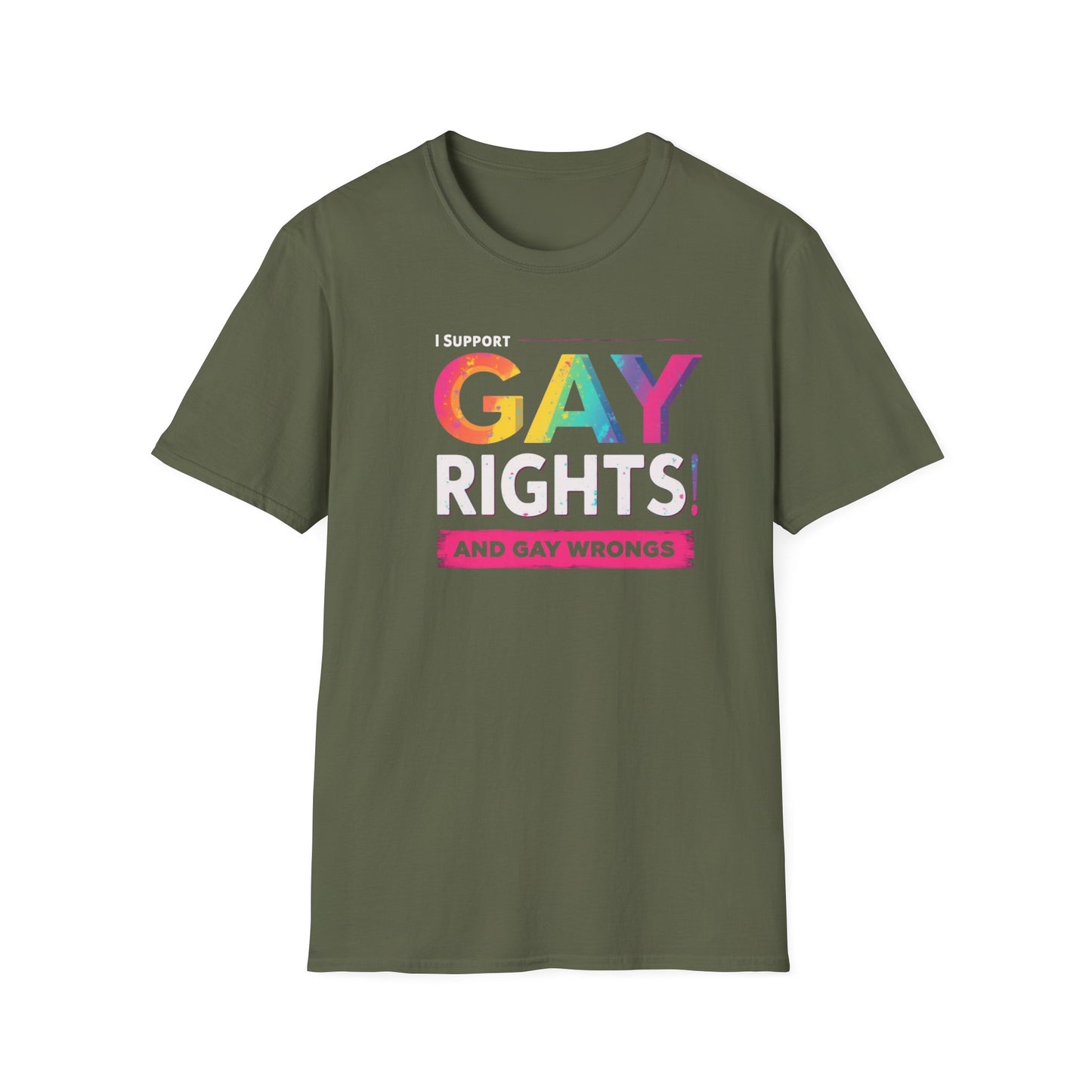 I support Gay Rights & Gay Wrongs"