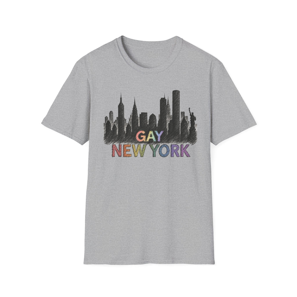 Gay New York Skyline Tee