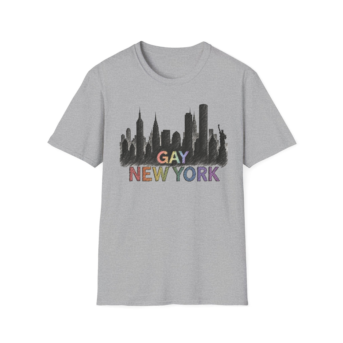 Gay New York Skyline Tee
