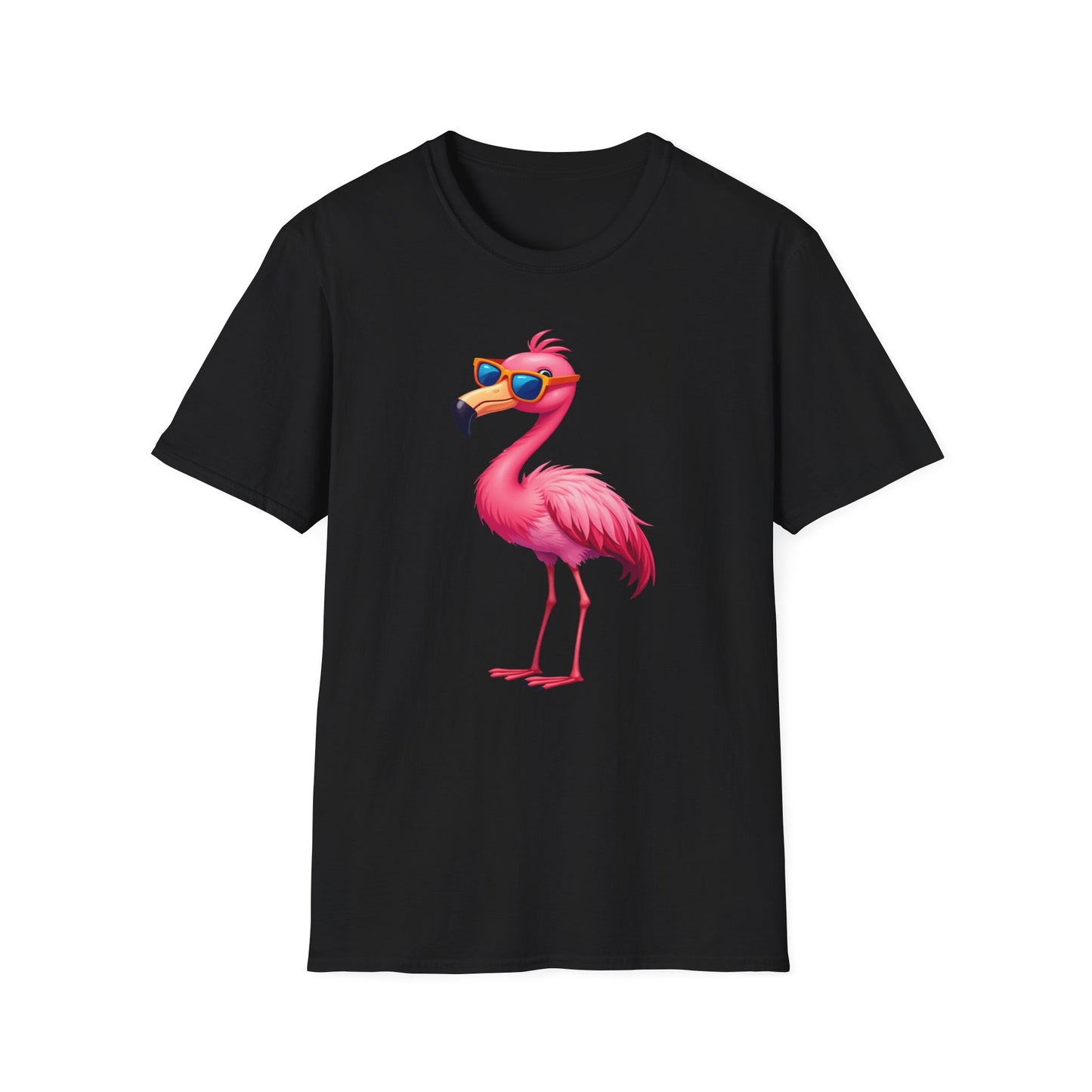 Flamingo with sunglasses