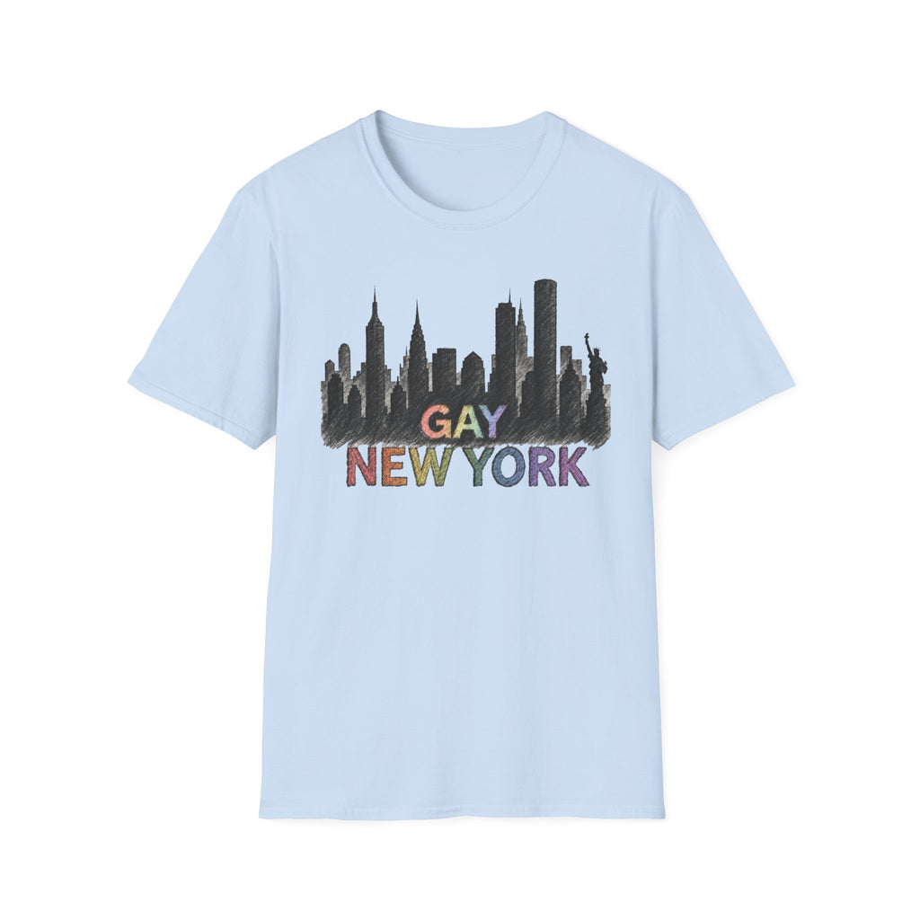 Gay New York Skyline Tee