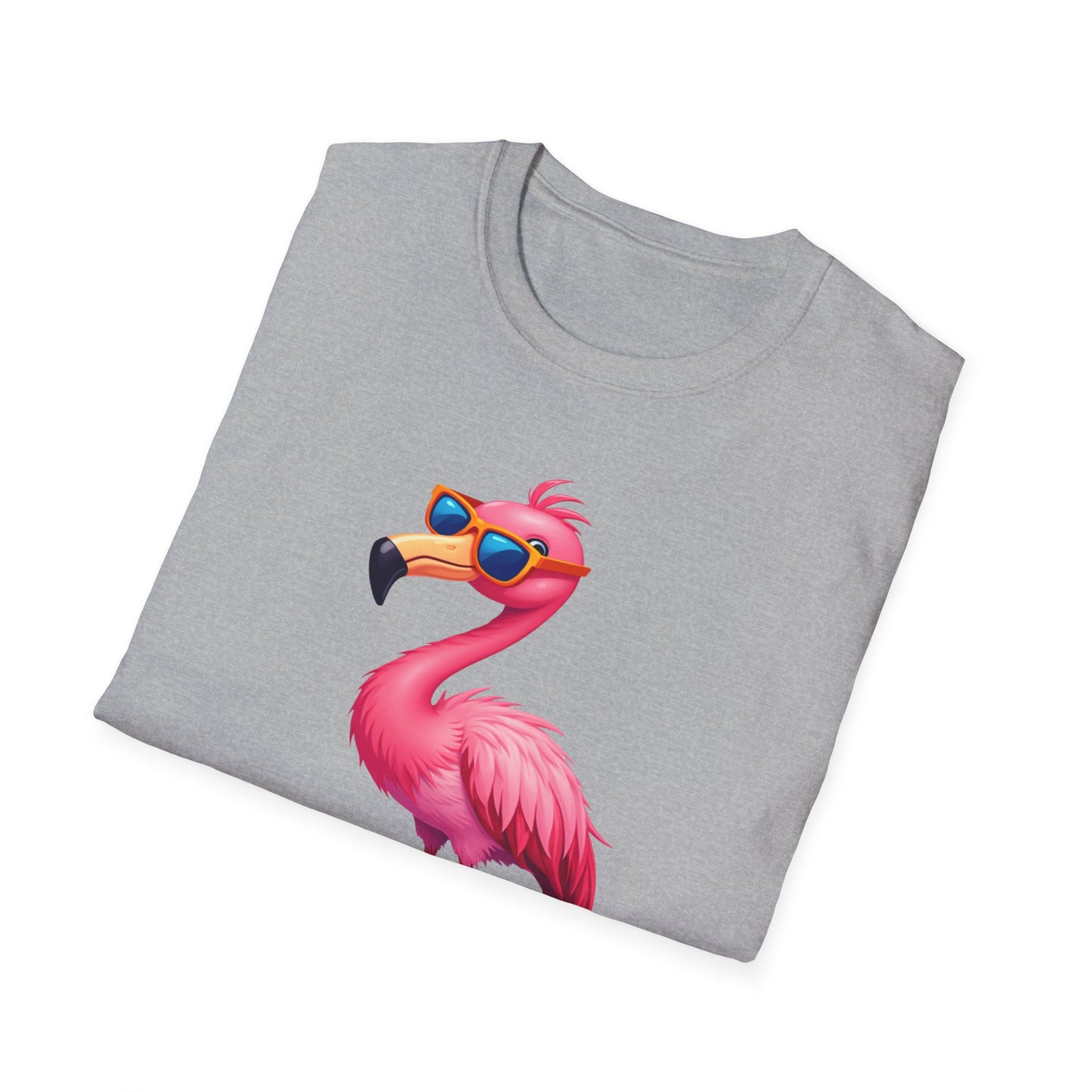Flamingo with sunglasses