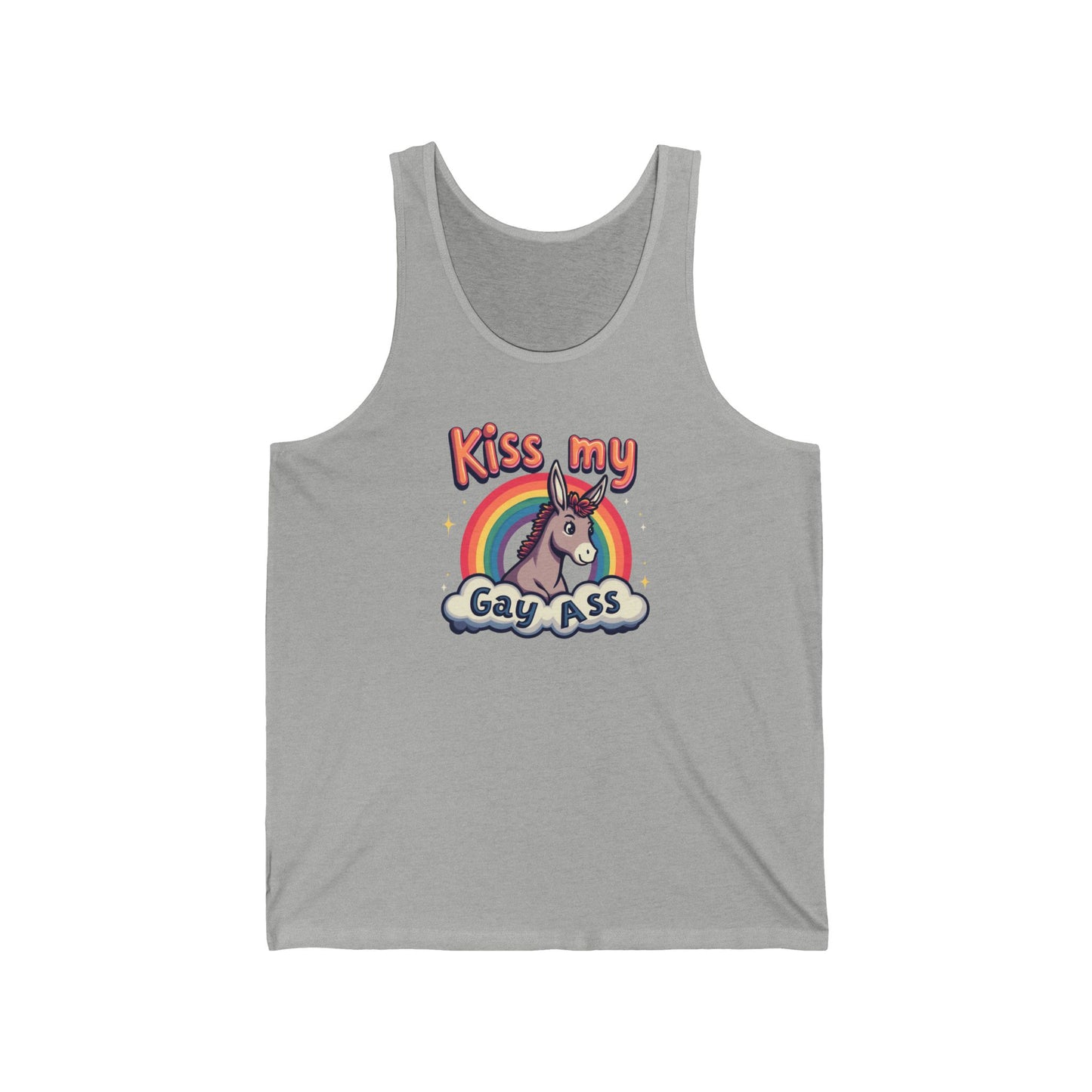Kiss My Gay Ass Tank Top – Zero Sleeves, Zero Apologies 😈