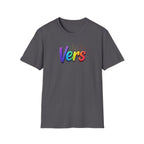 Rainbow Script Vers Tee