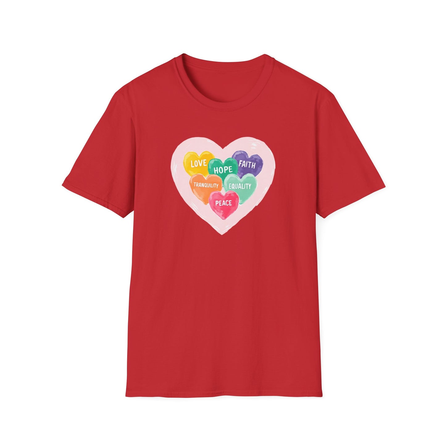 Love Hope Equality Heart Tee