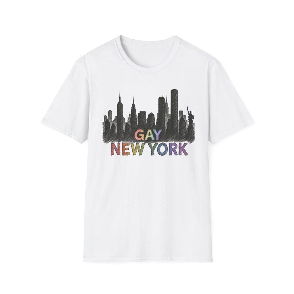 Gay New York Skyline Tee