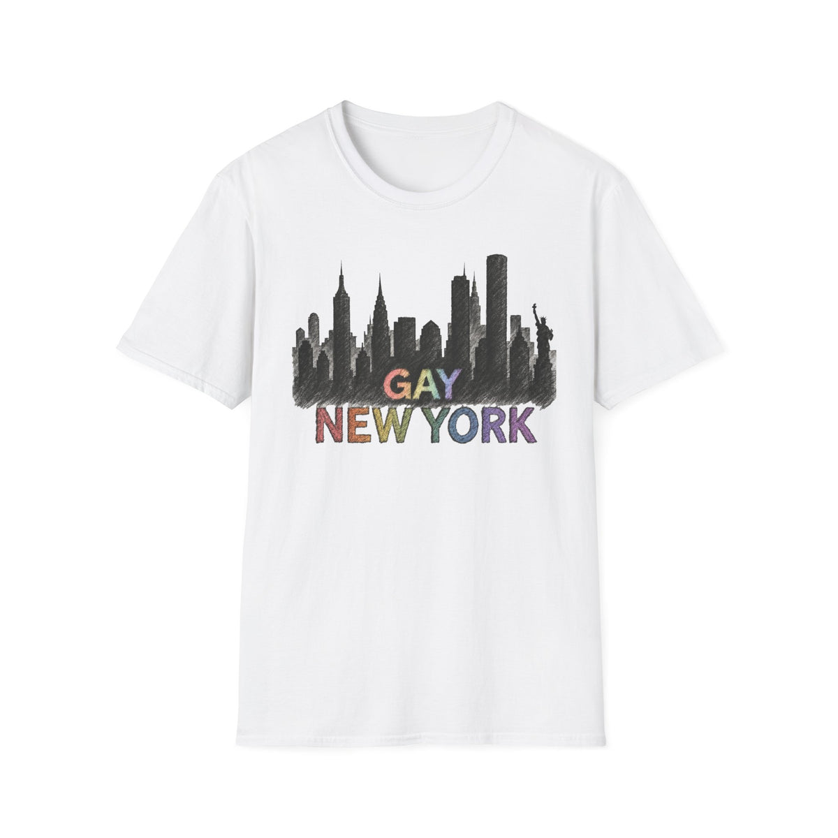 Gay New York Skyline Tee