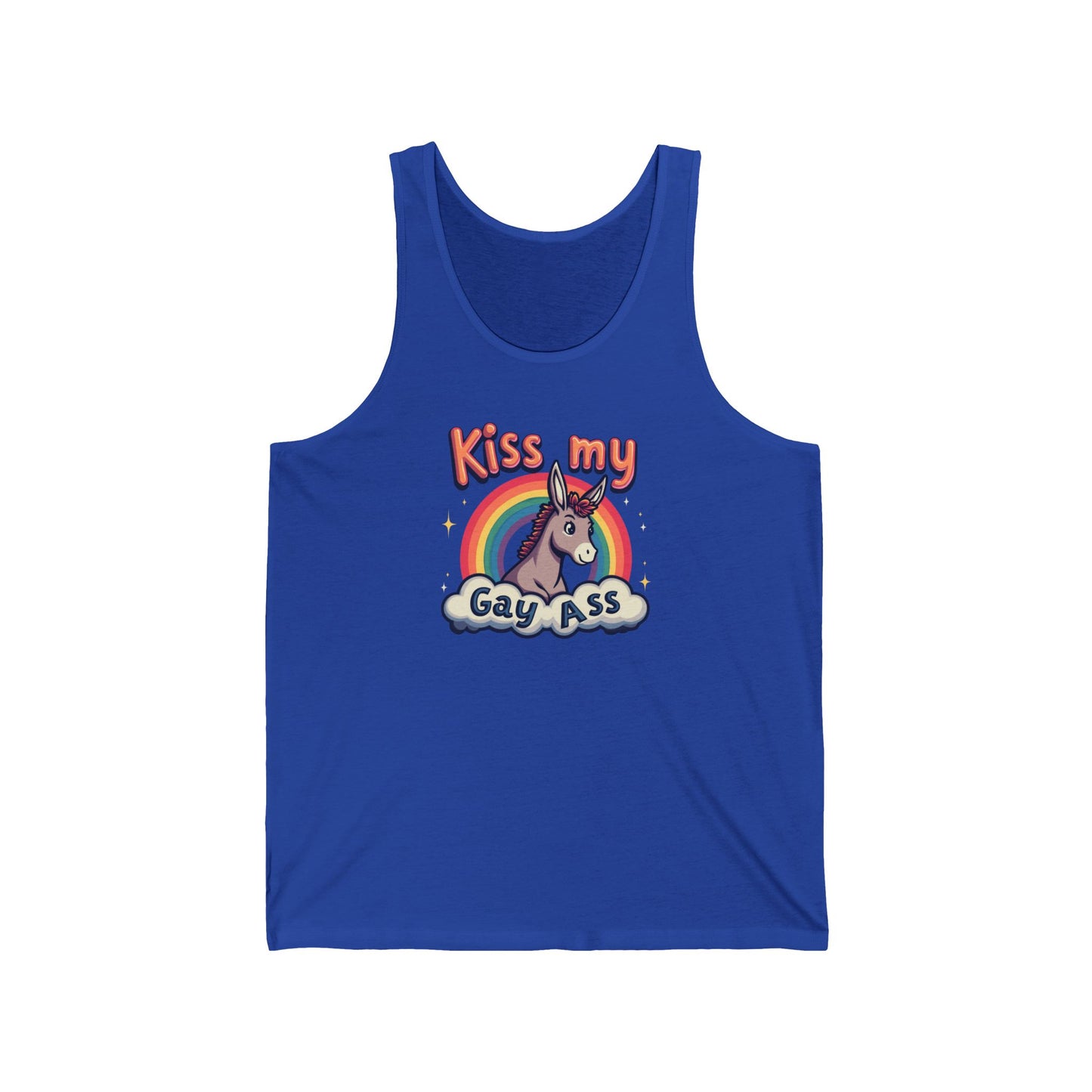 Kiss My Gay Ass Tank Top – Zero Sleeves, Zero Apologies 😈