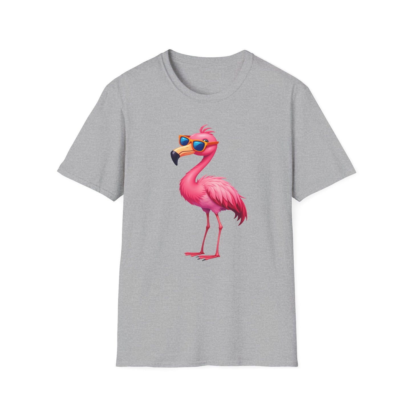 Flamingo with sunglasses