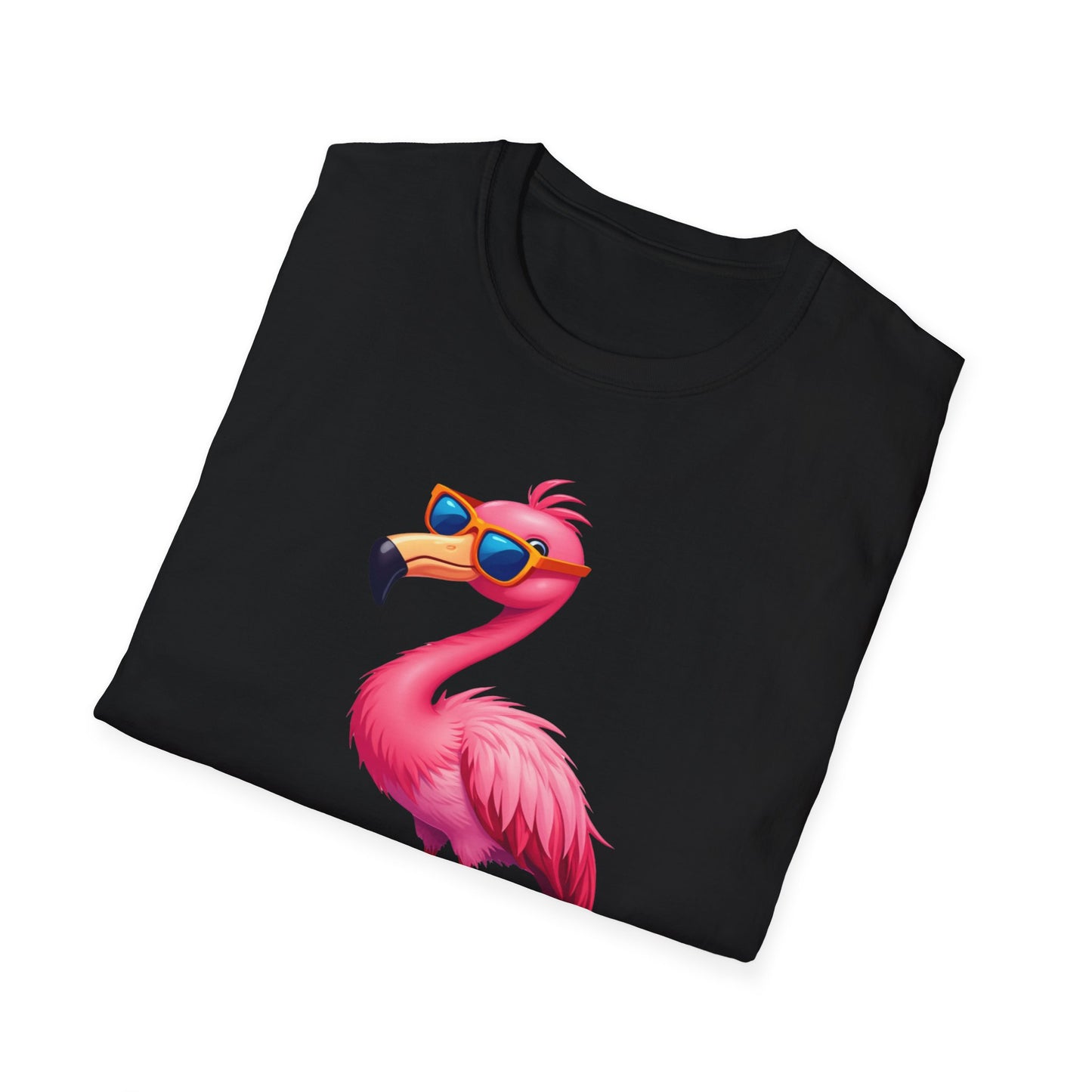 Flamingo with sunglasses