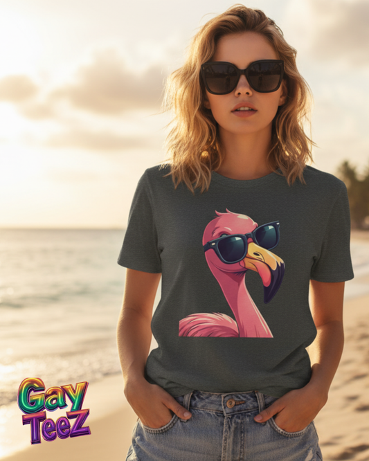 Flamingo with attitude