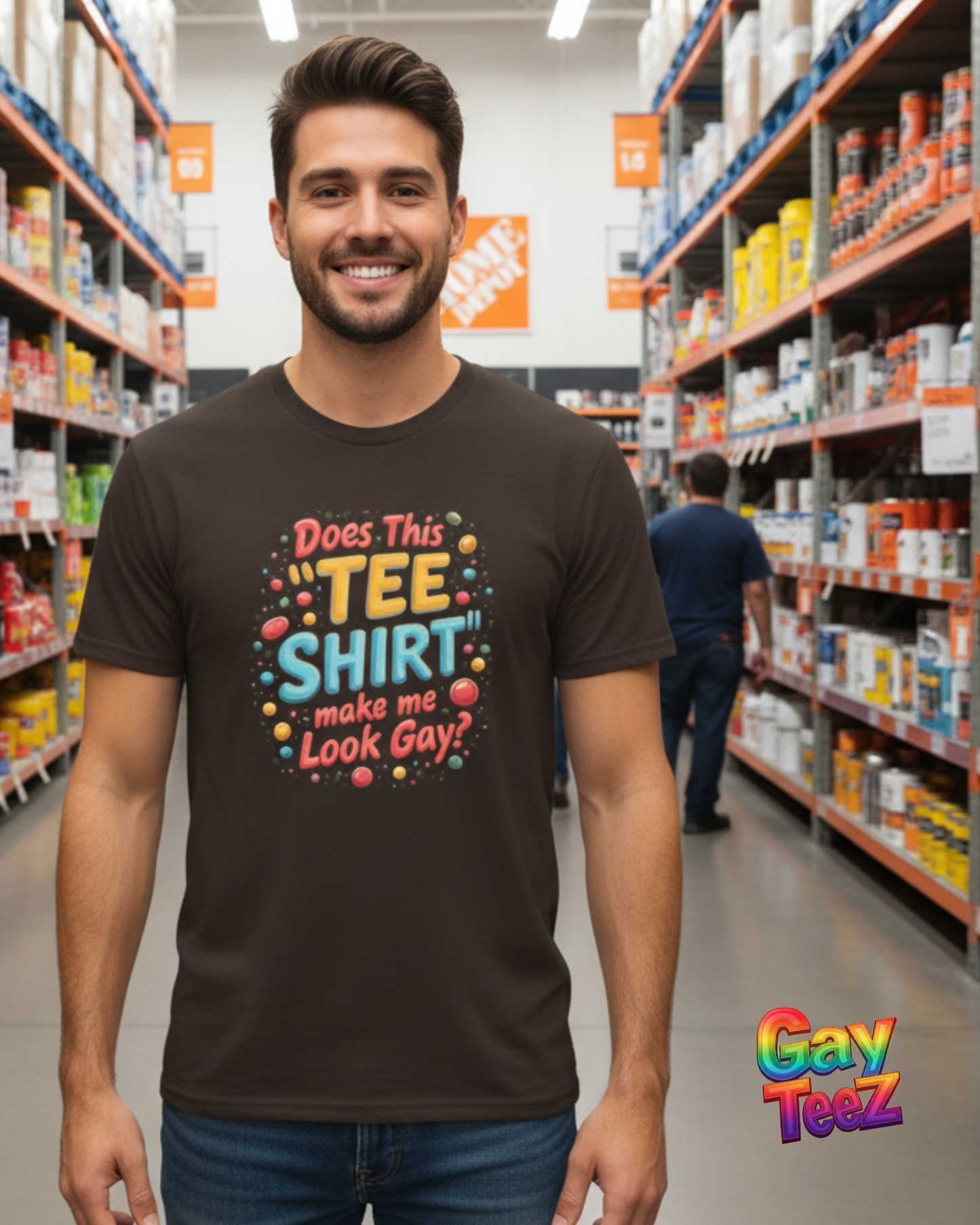 Does this Tee Shirt  Make me look Gay?