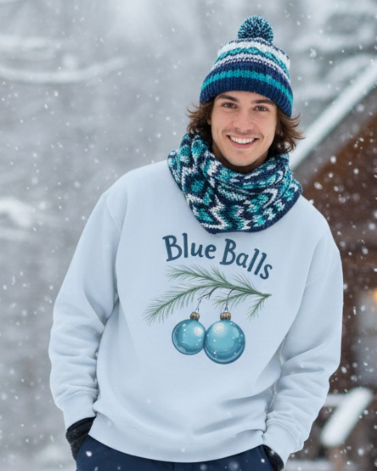 Blue Balls -Sweatshirt