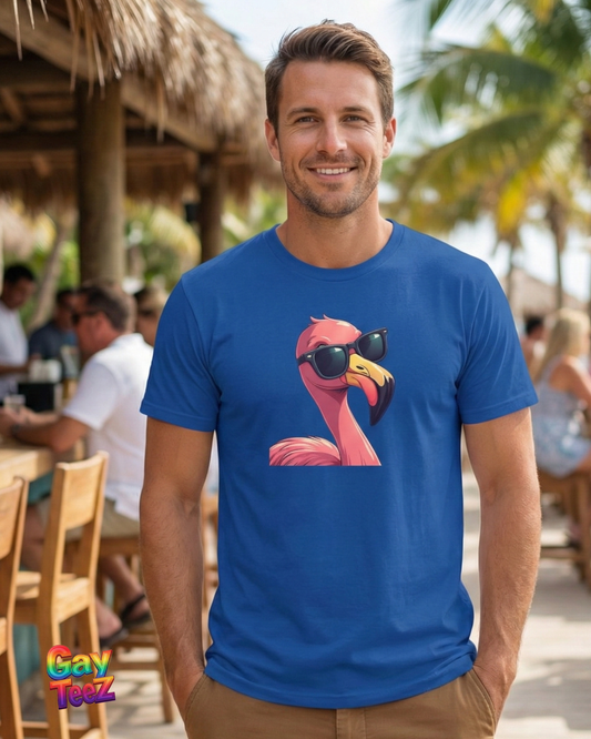 Flamingo with attitude