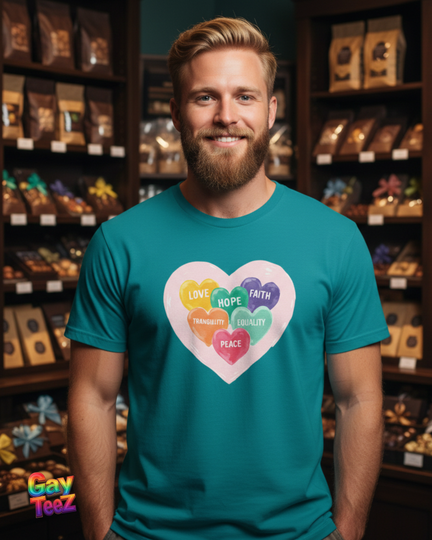 Love Hope Equality Heart Tee