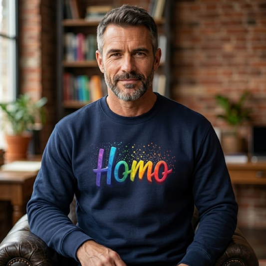 Homo Sweatshirt – Bold, Loud, Unapologetic