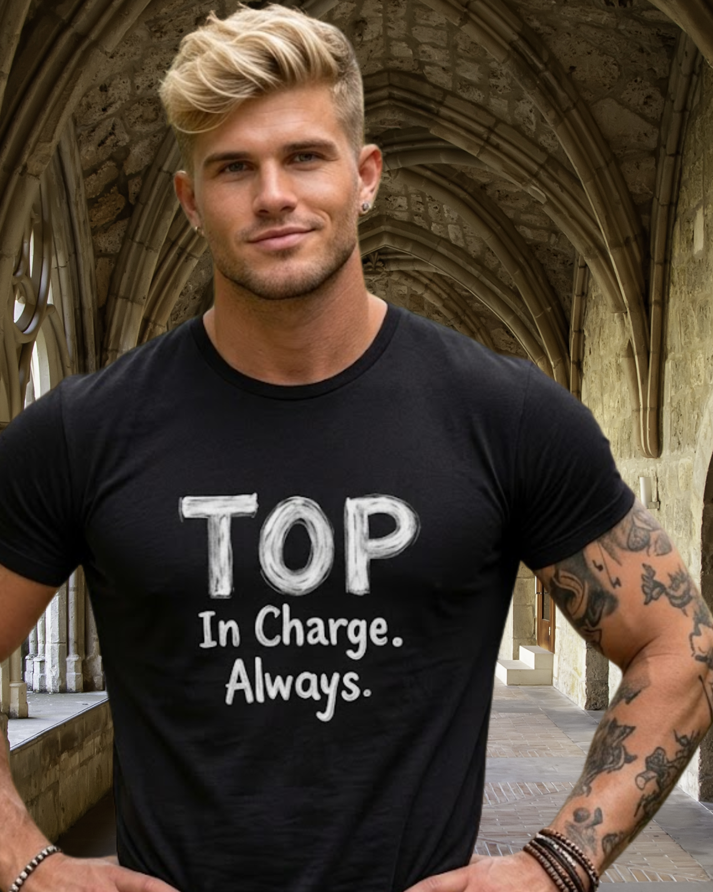 TOP: In Charge. Always. — Gay Pride T-Shirt | Gay TeeZ