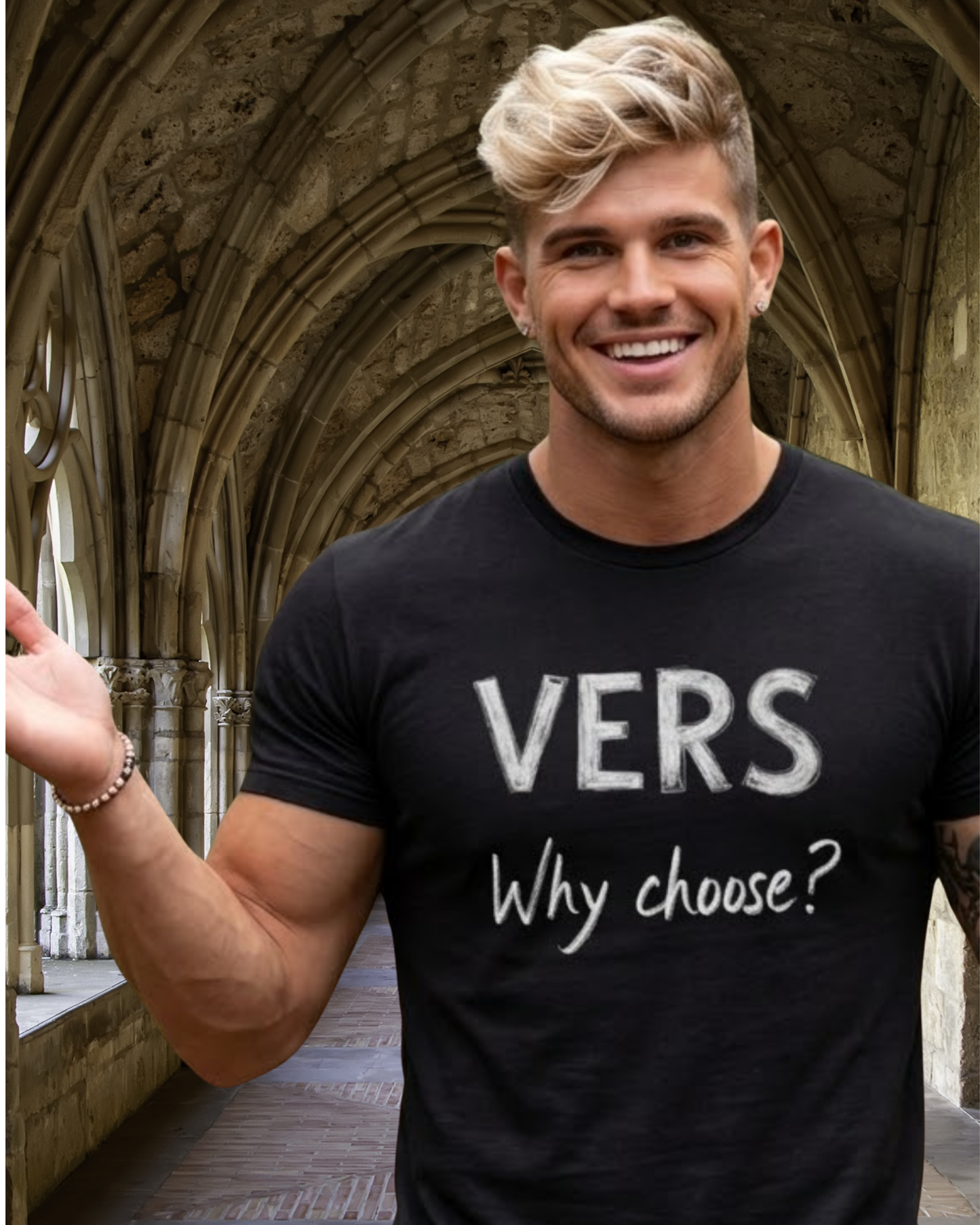 VERS: Why Choose? — Gay Pride T-Shirt | Gay TeeZ