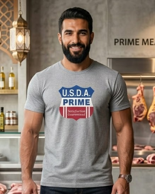 U.S.D.A. Prime: Satisfaction Guaranteed — Gay Pride T-Shirt | Gay TeeZ