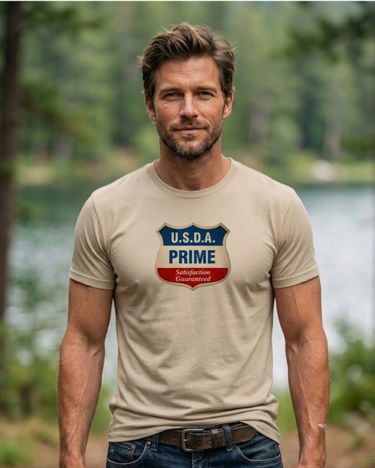 U.S.D.A. Prime: Satisfaction Guaranteed — Gay Pride T-Shirt | Gay TeeZ