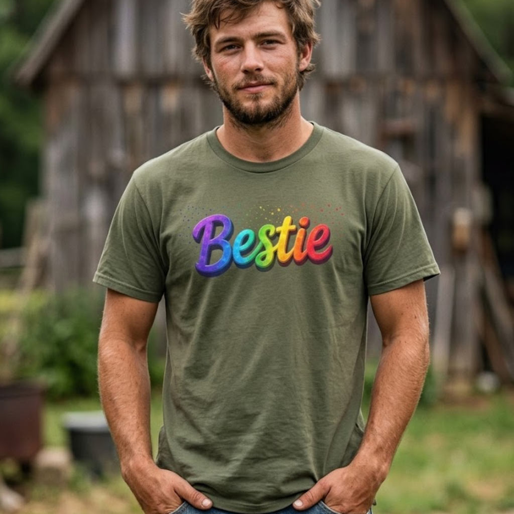 Rainbow Bestie Tee