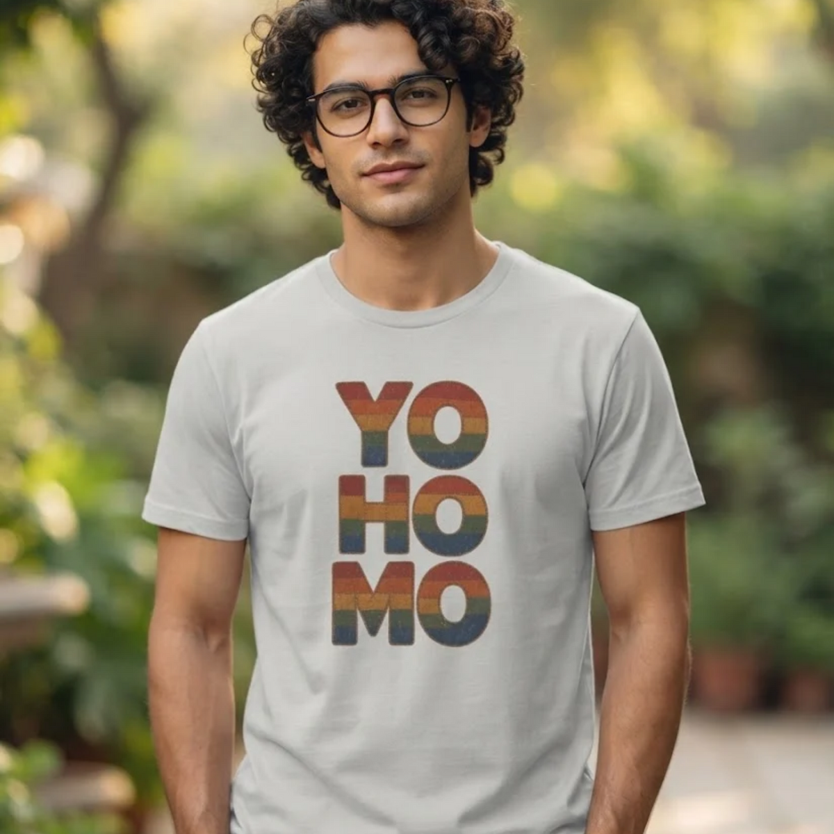 Yo Ho Mo Retro Rainbow Tee