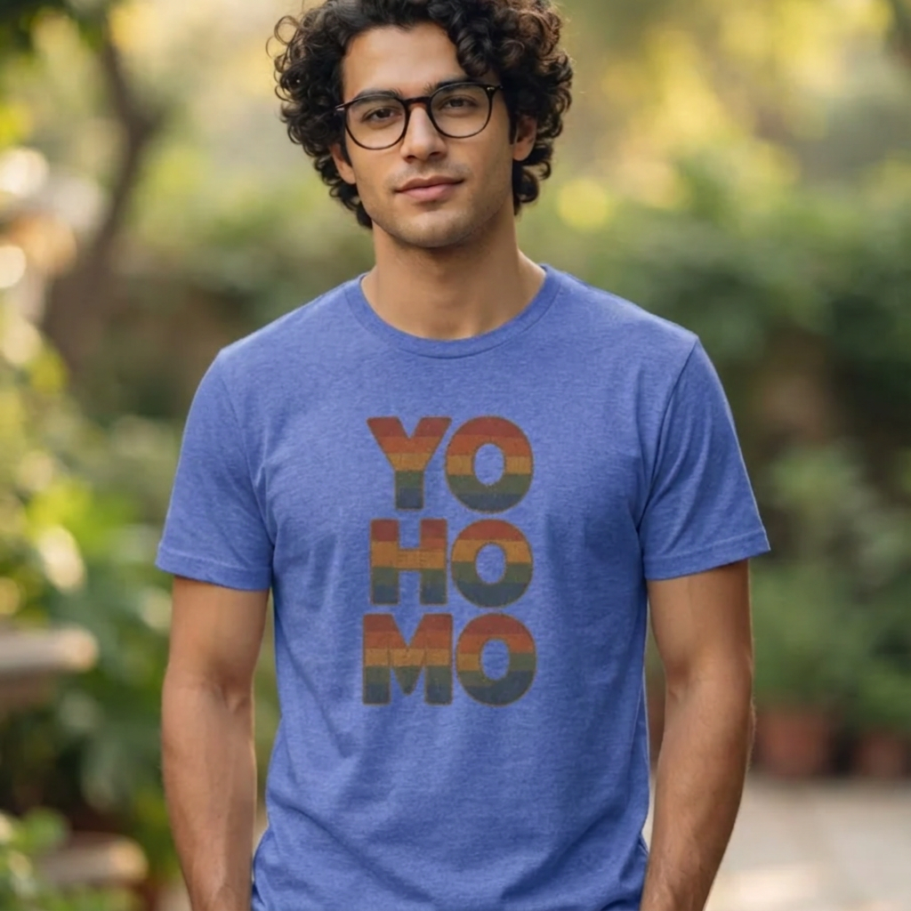 Yo Ho Mo Retro Rainbow Tee