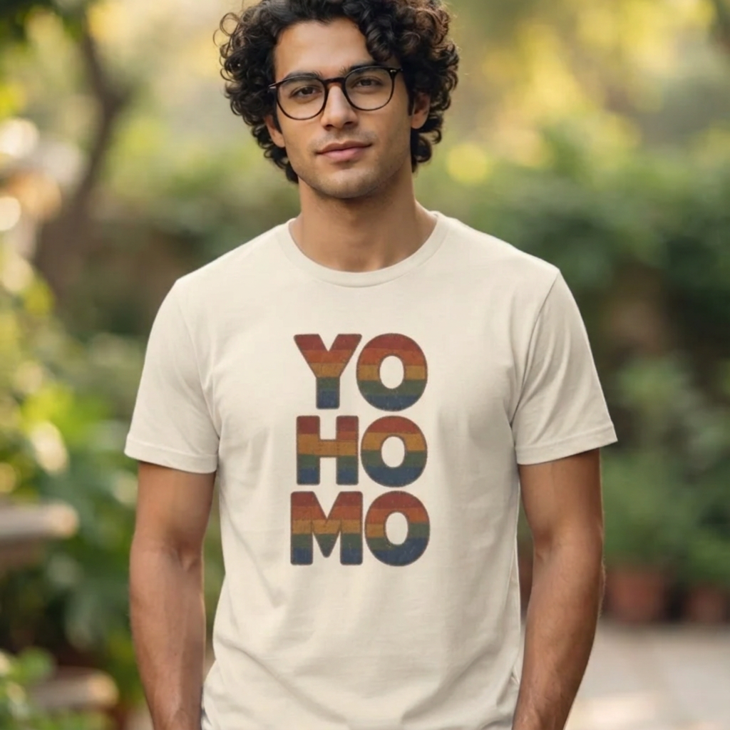 Yo Ho Mo Retro Rainbow Tee