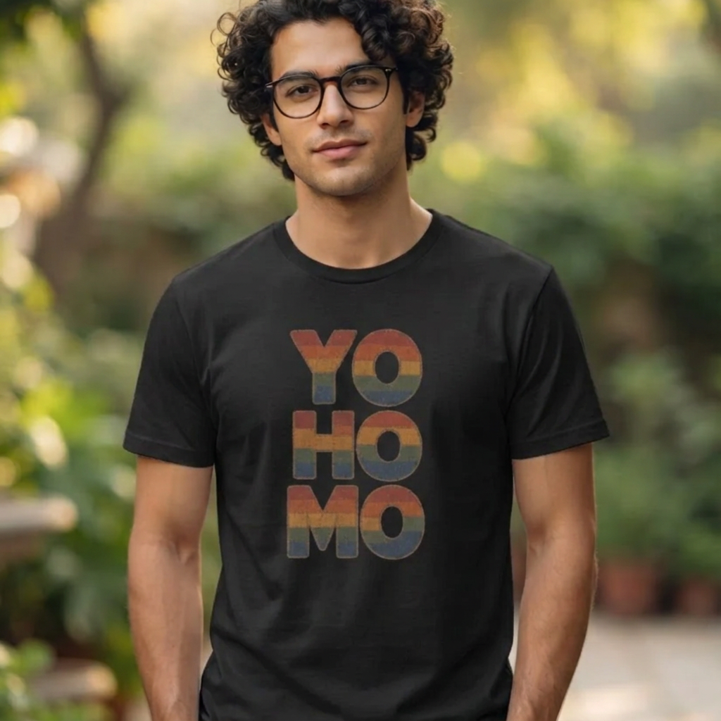 Yo Ho Mo Retro Rainbow Tee