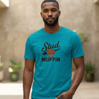 Stud Muffin Retro Script Tee