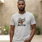 Stud Muffin Retro Script Tee