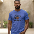 Stud Muffin Retro Script Tee