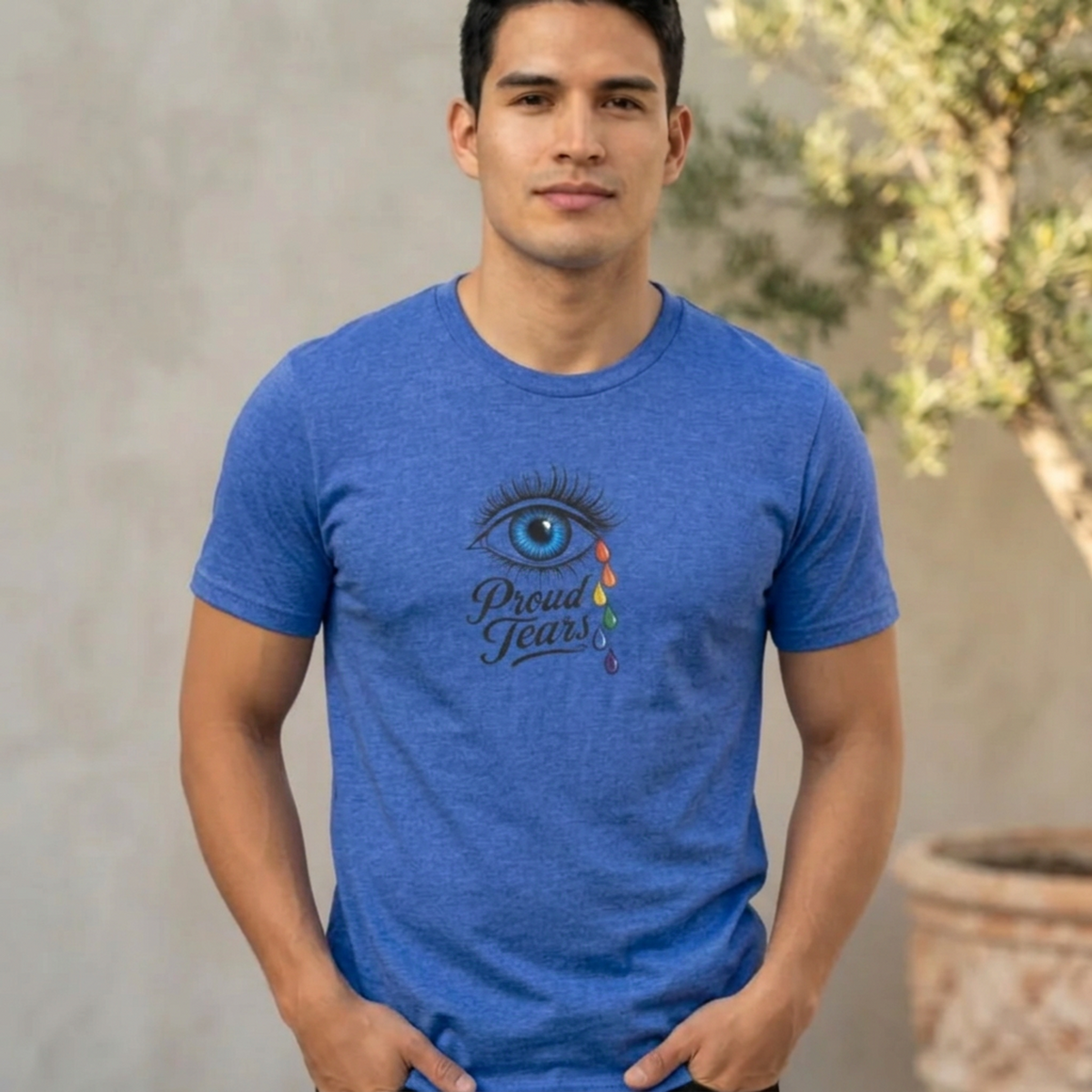 Proud Tears Rainbow Eye Tee