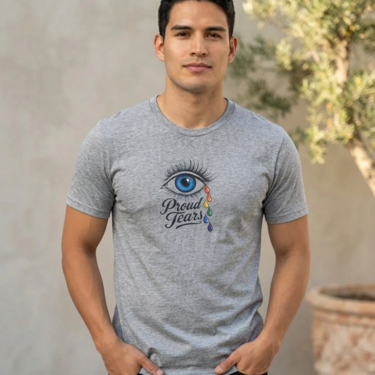 Proud Tears Rainbow Eye Tee