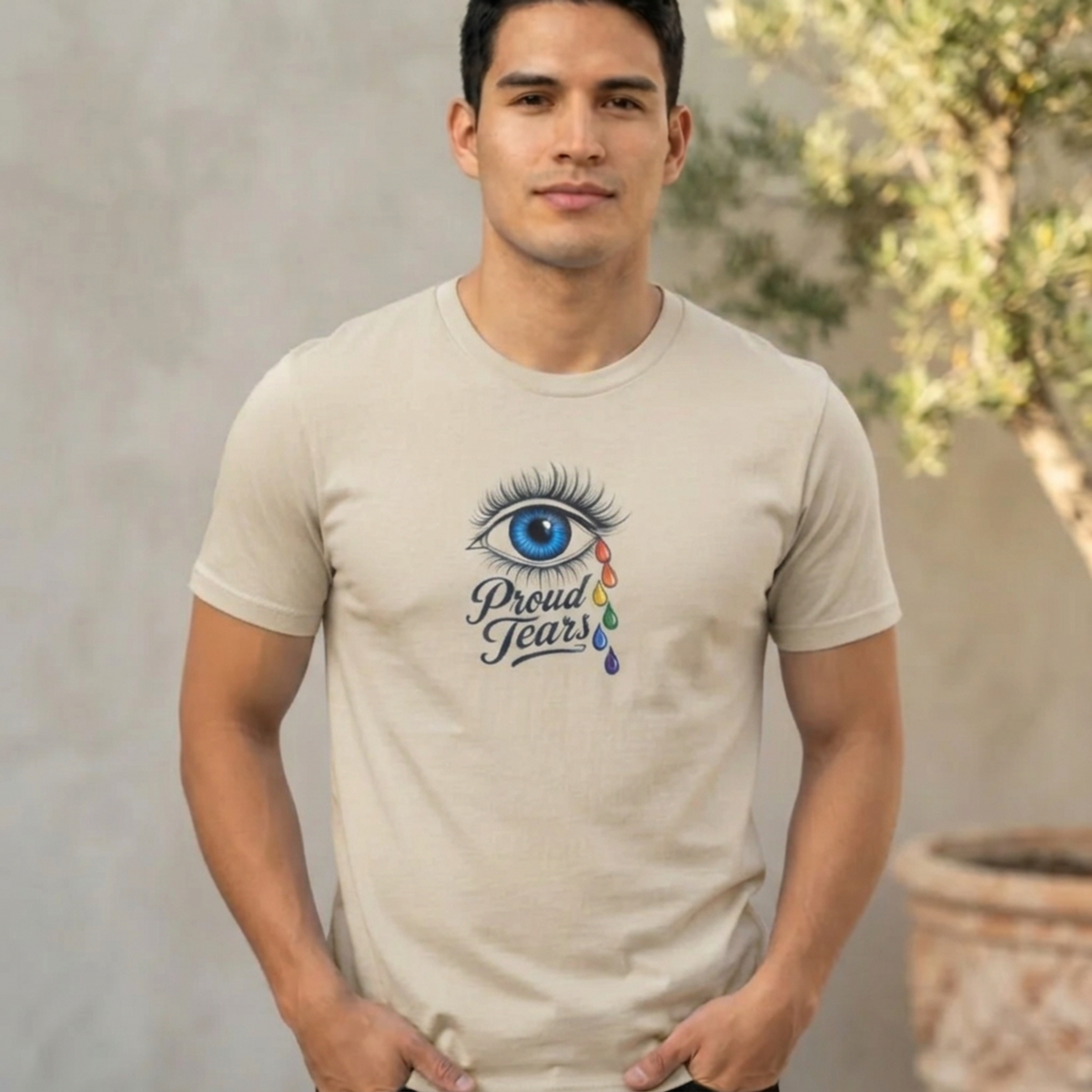 Proud Tears Rainbow Eye Tee