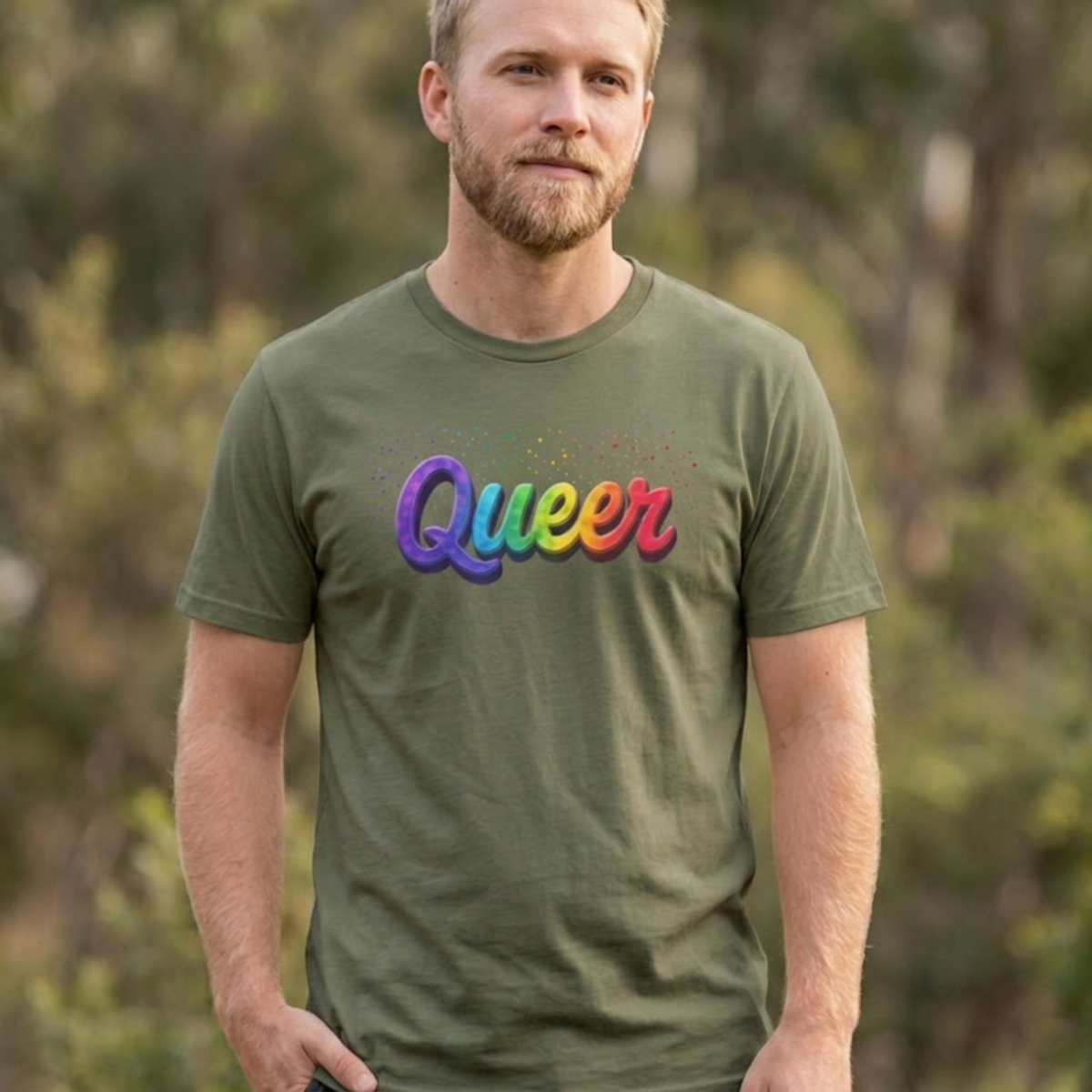 Rainbow Queer Tee