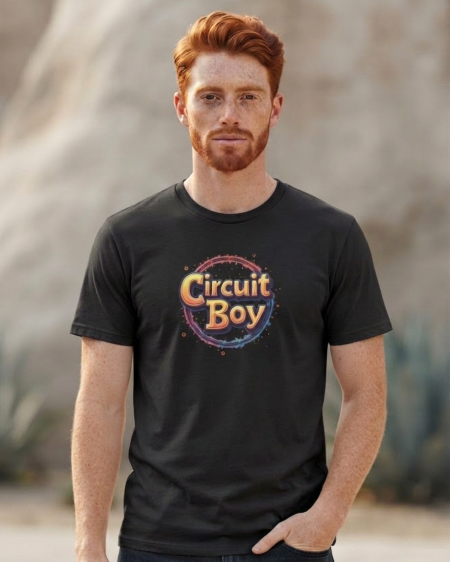 Circuit Boy Retro Logo T-Shirt