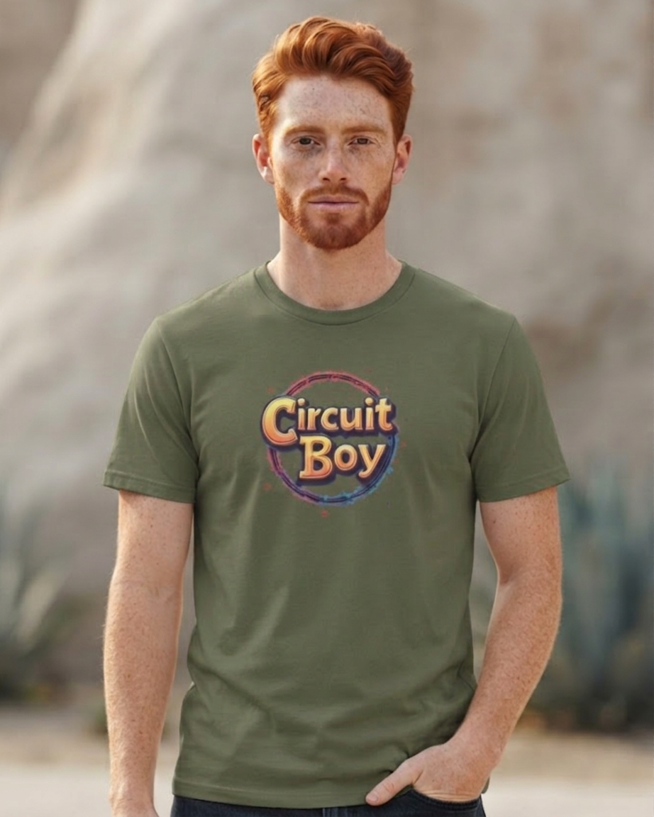 Circuit Boy Retro Logo T-Shirt