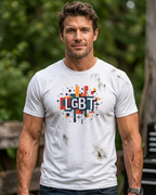 Geometric LGBT+ Tee