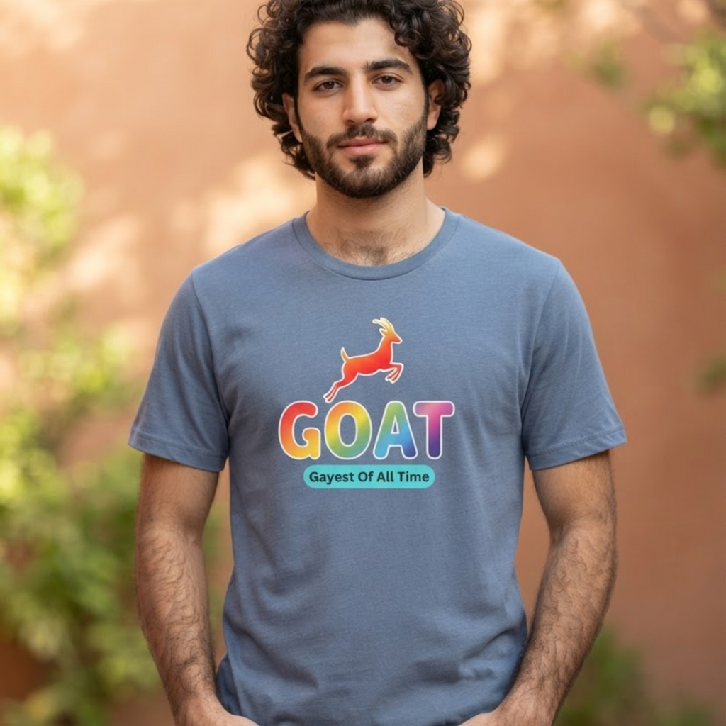 GOAT Unisex T-Shirt 'Gayest of All Time'